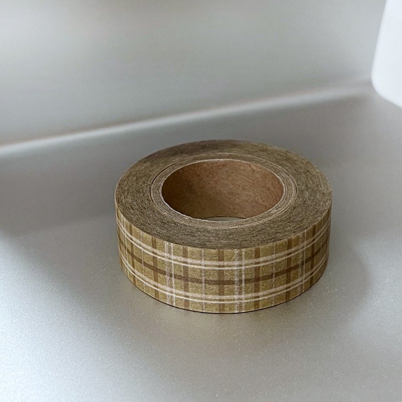 Autumn check | Masking Tape - Washi Tape - Paper Multicolor