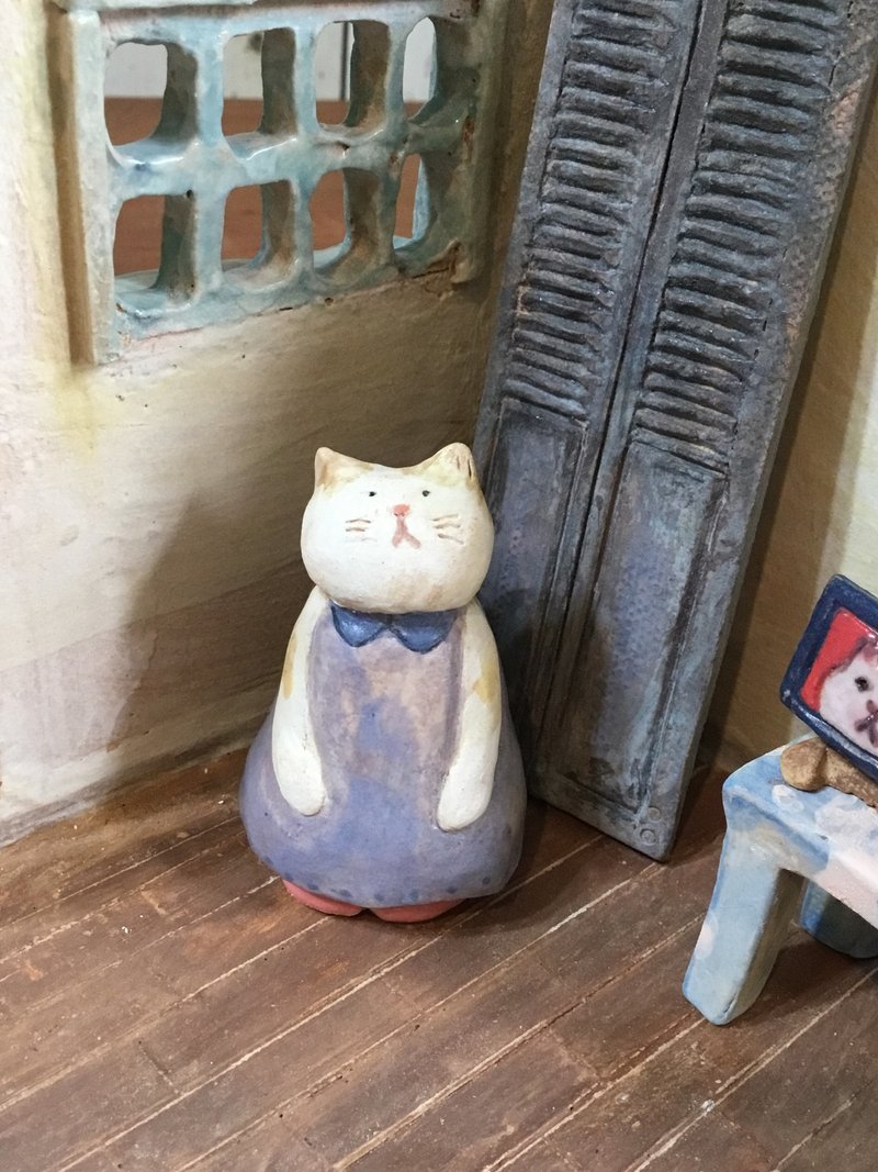 Pottery/Tao Miaomiao - ตุ๊กตา - ดินเผา สีม่วง