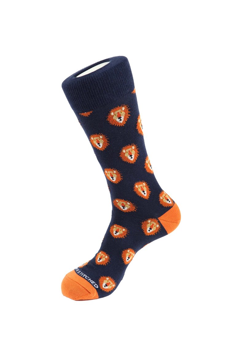 Lion Socks 獅子圖案襪子 by Unsimply Stitched - 襪子 - 棉．麻 