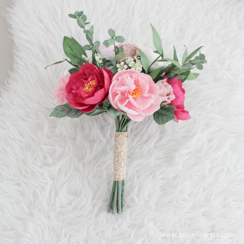 URSULA  Handmade Mini Flower Bouquet - Shop posieflowers Wood, Bamboo &  Paper - Pinkoi