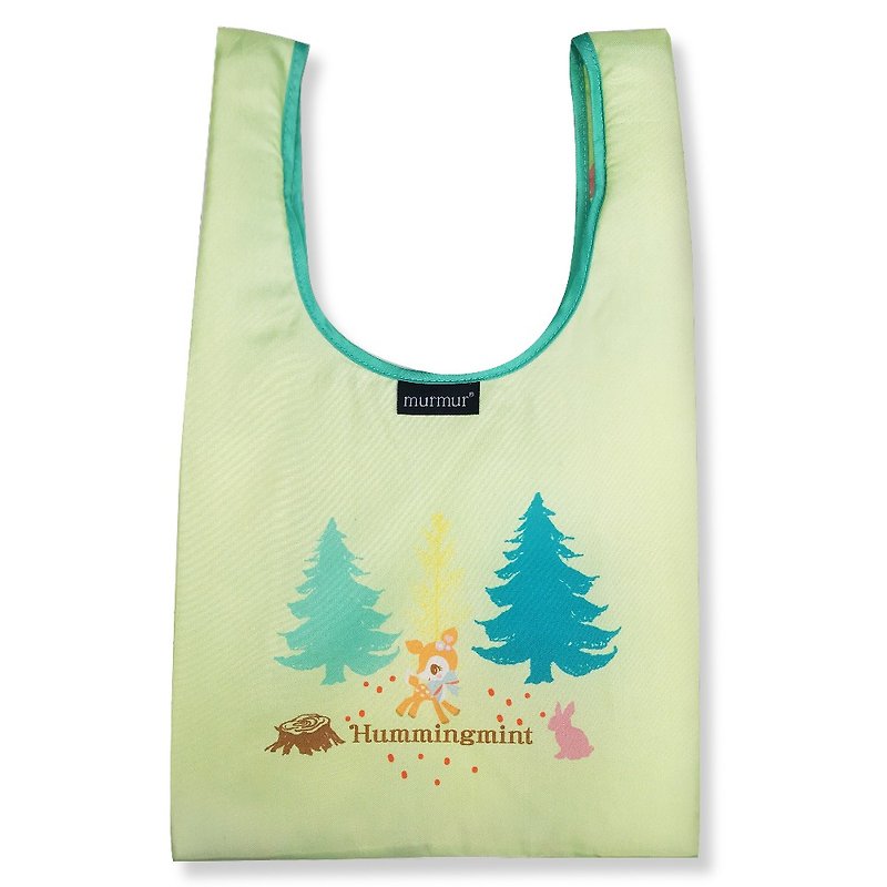 Murmur lunch bag / Nilu pine tree BDB25 - Handbags & Totes - Plastic Green