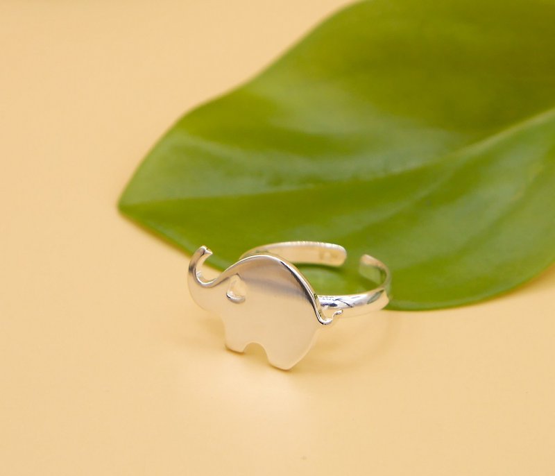 แหวนช้าง สีเงิน Little Me by CASO jewelry - แหวนทั่วไป - โลหะ สีเงิน