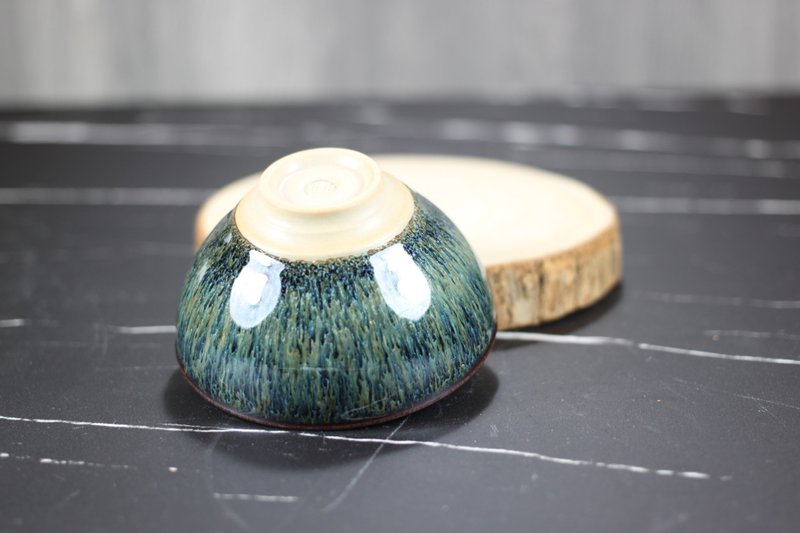 【送禮好物】森林 天目釉茶杯 茶碗 鶯歌陶藝名家葉敏祥作品 - 茶壺/茶杯/茶具 - 瓷 