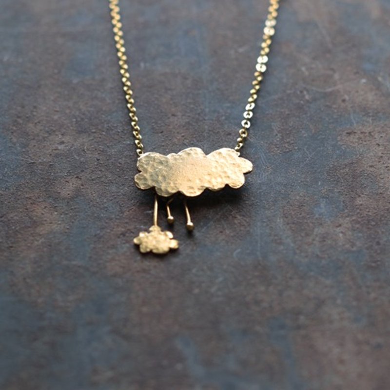 おやこの雲　ネックレス　N388 - 項鍊 - 其他金屬 金色