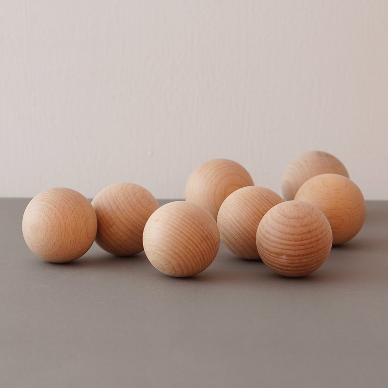Natural log ball massage ball - Kids' Toys - Wood Brown