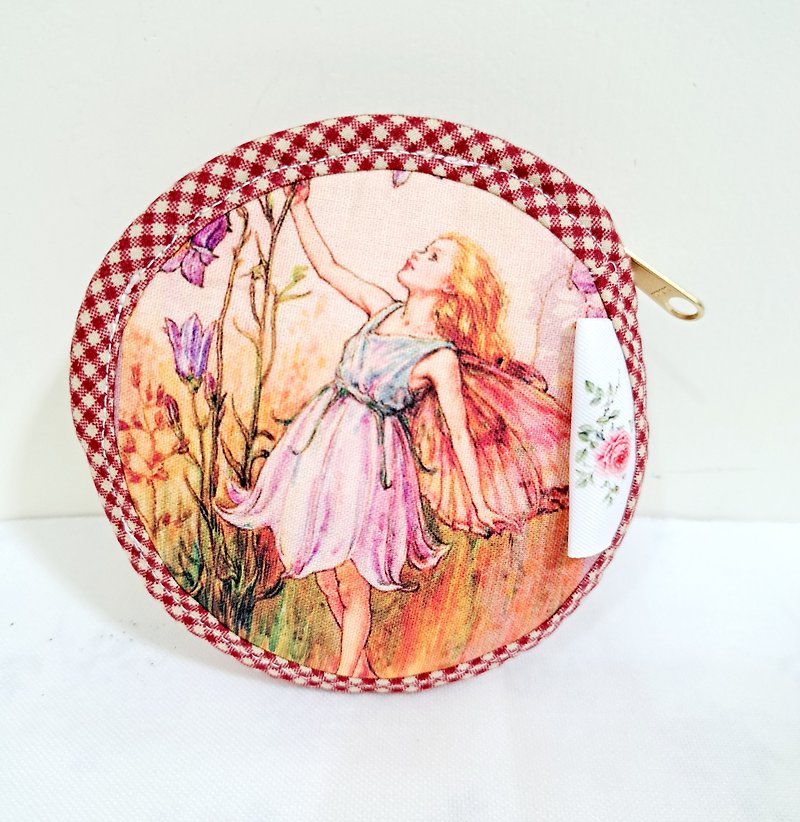 Angel's Blessing~Biscuit Coin Purse - Coin Purses - Cotton & Hemp 