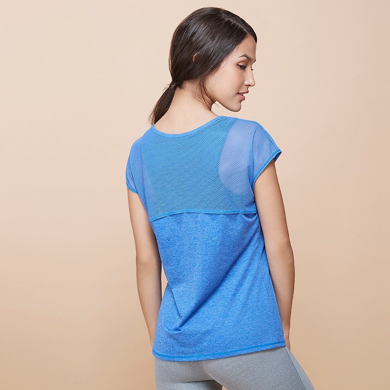 [MACACA] Comfortable Bra Top-AQG2272 Royal Blue - Women's Yoga Apparel - Polyester Blue
