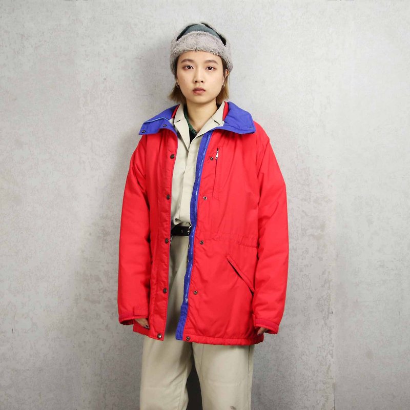 Tsubasa.Y Ancient House 009 Red Hit Purple LLBean Cotton Windproof Jacket, Waterproof Jacket - Women's Casual & Functional Jackets - Nylon 