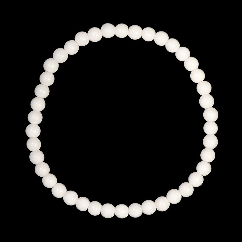 Tridacna 4mm Bracelet - สร้อยข้อมือ - เครื่องประดับพลอย หลากหลายสี