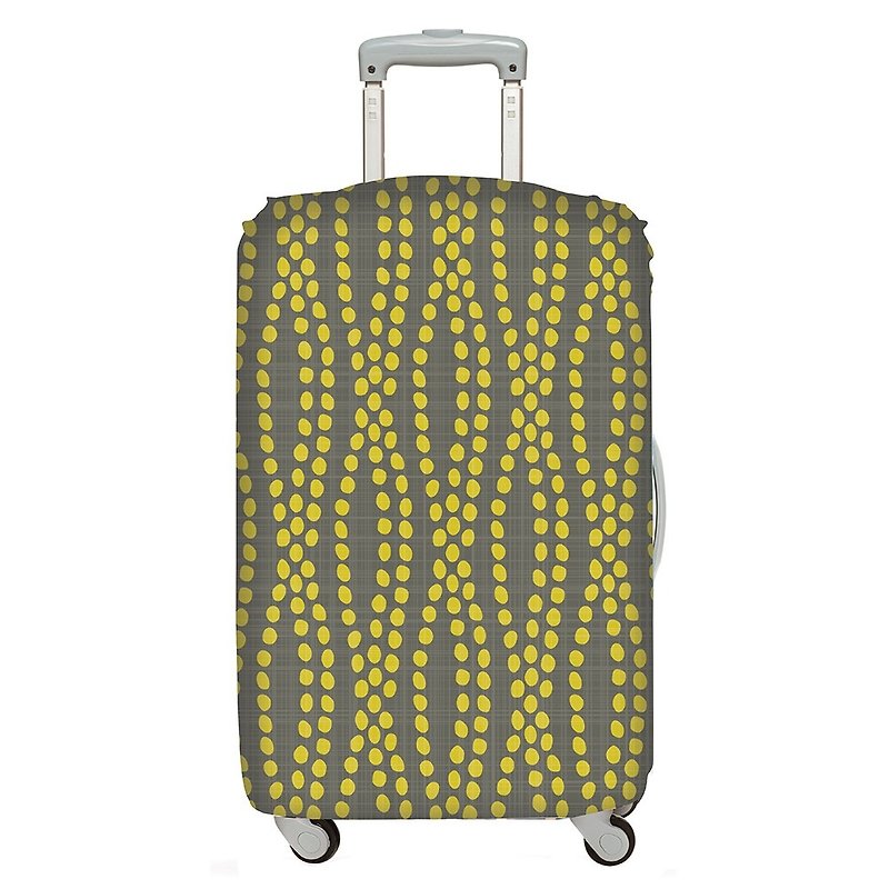 LOQI luggage jacket / land LLELEA 【L】 - กระเป๋าเดินทาง/ผ้าคลุม - พลาสติก สีเหลือง