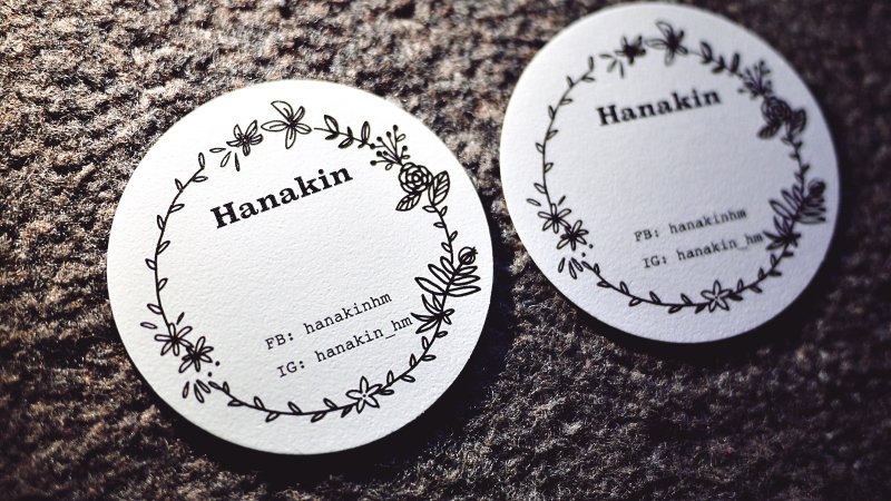 (Fortunately) Customized business card design, hang tag, point card, jewelry card, LOGO (also letterpress printing) - Wedding Invitations - Paper 