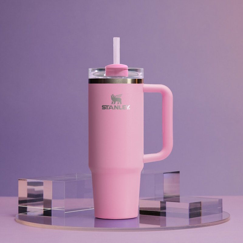 STANLEY Adventure Series Straw Cup 2.0 0.88L / pastel powder - Vacuum Flasks - Stainless Steel Pink