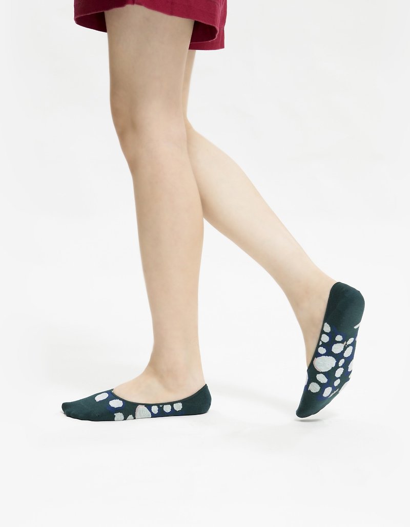 Calypso invisible socks - ถุงเท้า - ผ้าฝ้าย/ผ้าลินิน สีเขียว