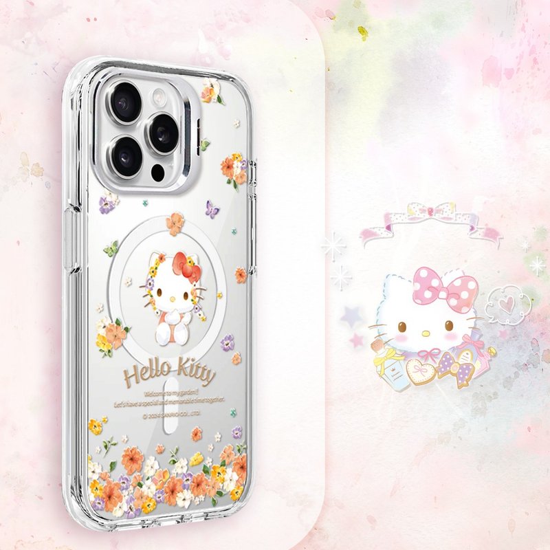 Sanrio iPhone full range of shockproof dual-material invisible stand magnetic phone cases-Huayu Katie - เคส/ซองมือถือ - วัสดุอื่นๆ หลากหลายสี