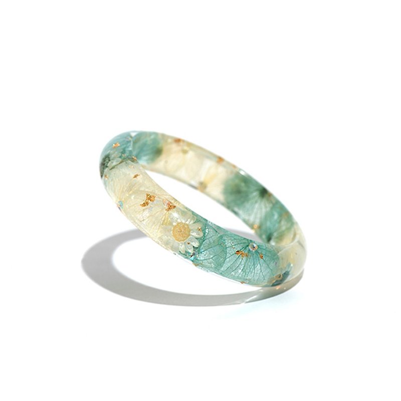 [莳画]- Cloris Gift Everlasting Flower Bracelet - Bracelets - Plants & Flowers Multicolor