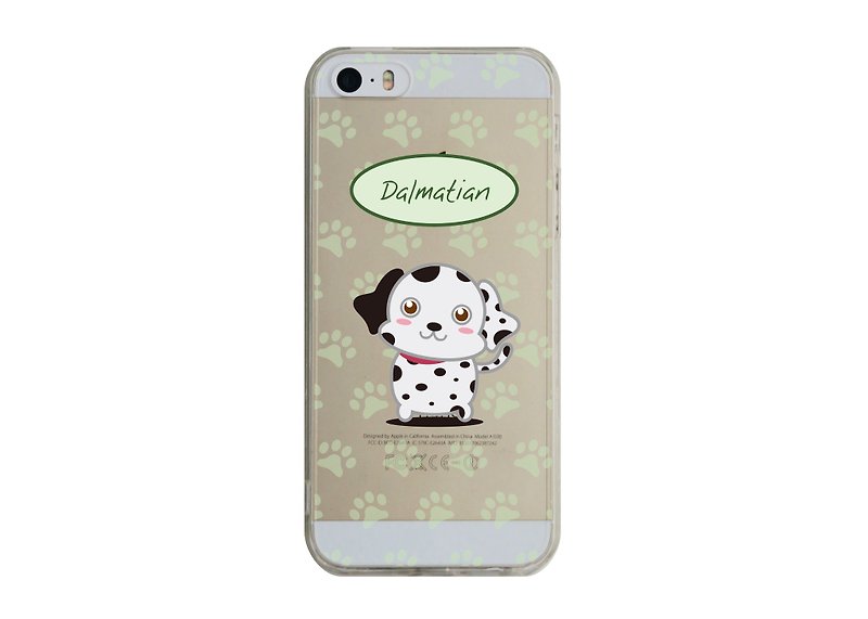 [Dalmatian transparent phone case] iPhone13 12 11 Samsung Sony Huawei Xiaomi Max - Phone Cases - Plastic Silver