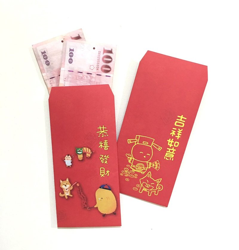中国の旧正月赤い封筒ひよこJOY - ご祝儀袋・ポチ袋 - 紙 レッド