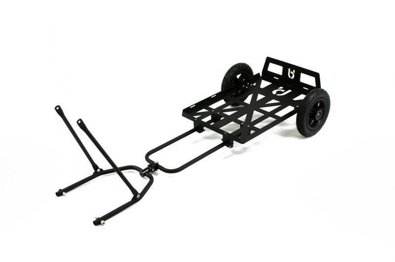UD rear-mounted trailer (foldable) - จักรยาน - โลหะ สีดำ