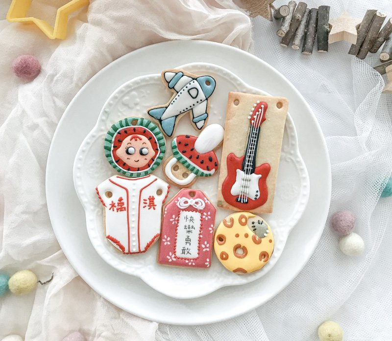 小西瓜 收涎餅乾/糖霜餅乾 - 手工餅乾 - 新鮮食材 