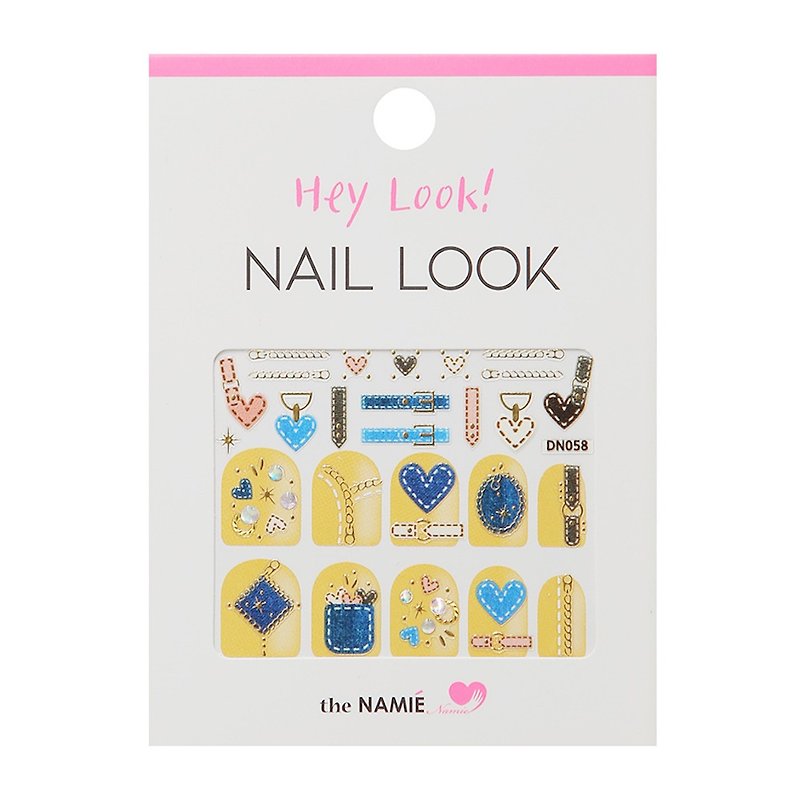 【DIY Nail Art】Hey Look Nail Art Decorative Art Sticker Cute Cowboy - Nail Polish & Acrylic Nails - Paper Gold