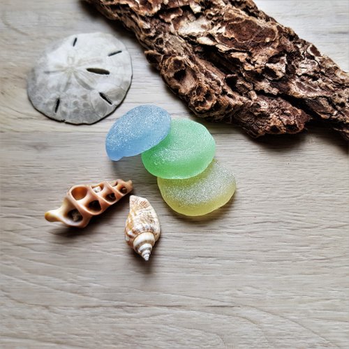 Sea glassさま　専用 Genuine sea glass. Authentic sea glass Vintage bottoms P111