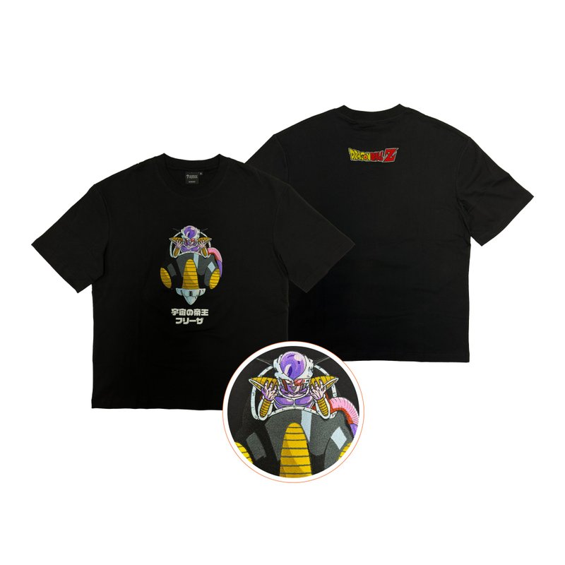 Dragon Ball Z - Short Sleeve Embroidered T-Shirt 03 - เสื้อยืดผู้ชาย - ผ้าฝ้าย/ผ้าลินิน 