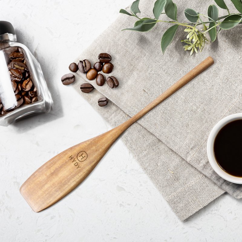 【New Product】French Press Stir Stick - Coffee Pots & Accessories - Wood Brown
