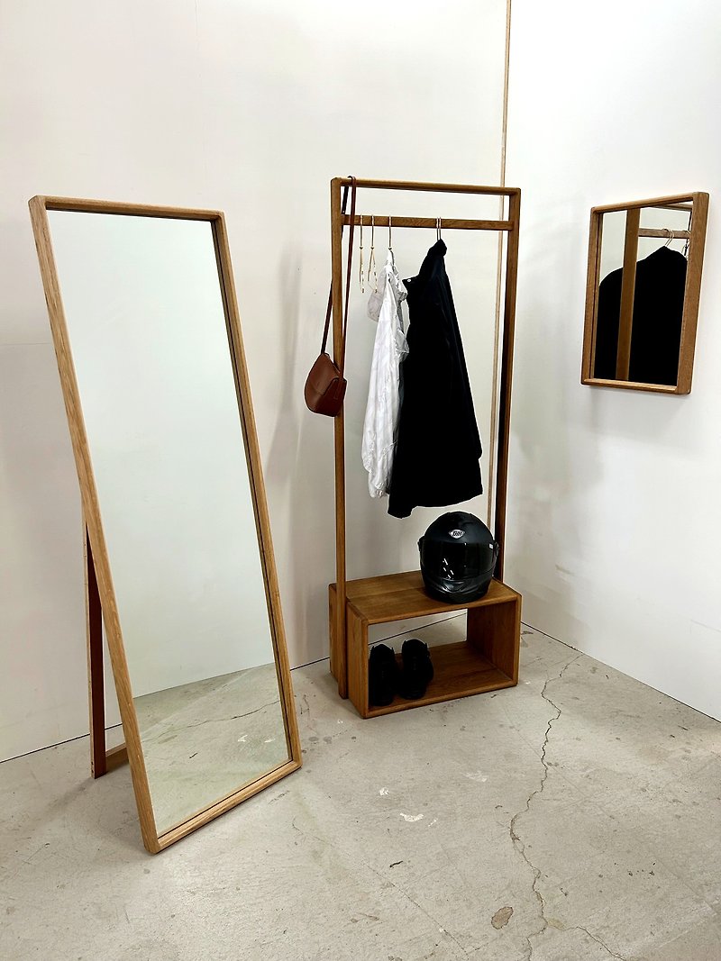 Mirror | Coat Mirror | Full Body Mirror - Copper Free Mirror 【MORE】 - เฟอร์นิเจอร์อื่น ๆ - ไม้ 
