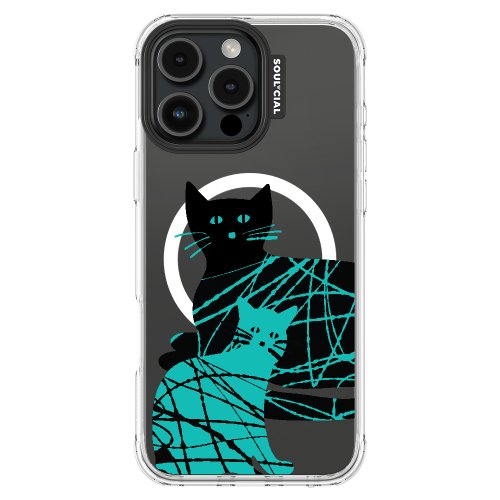 SOUL-CIAL Catitude 優雅貓風 iPhone 16 手機殼 MagSafe磁吸保護殼 手機套