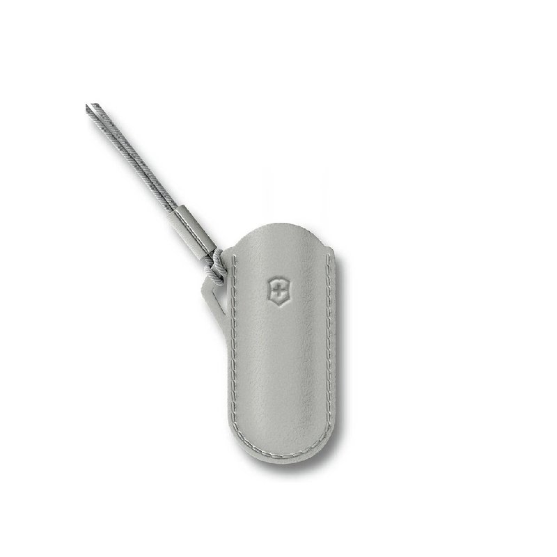 VICTORINOX 瑞士維氏 LeatherCases 質感時尚皮套 銀灰 4.0670.31 - 露營用品 - 其他材質 灰色