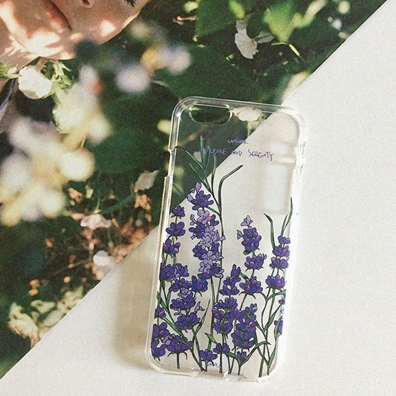 Lavender_Jelly Hard Phone Case_MagSafe - 手機殼/手機套 - 其他材質 紫色