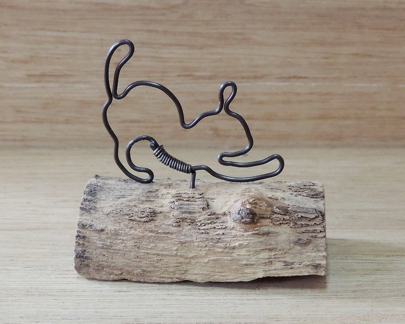 Forest of Nature‧ Cat [Aluminum Wire Creation] - Items for Display - Other Materials Brown