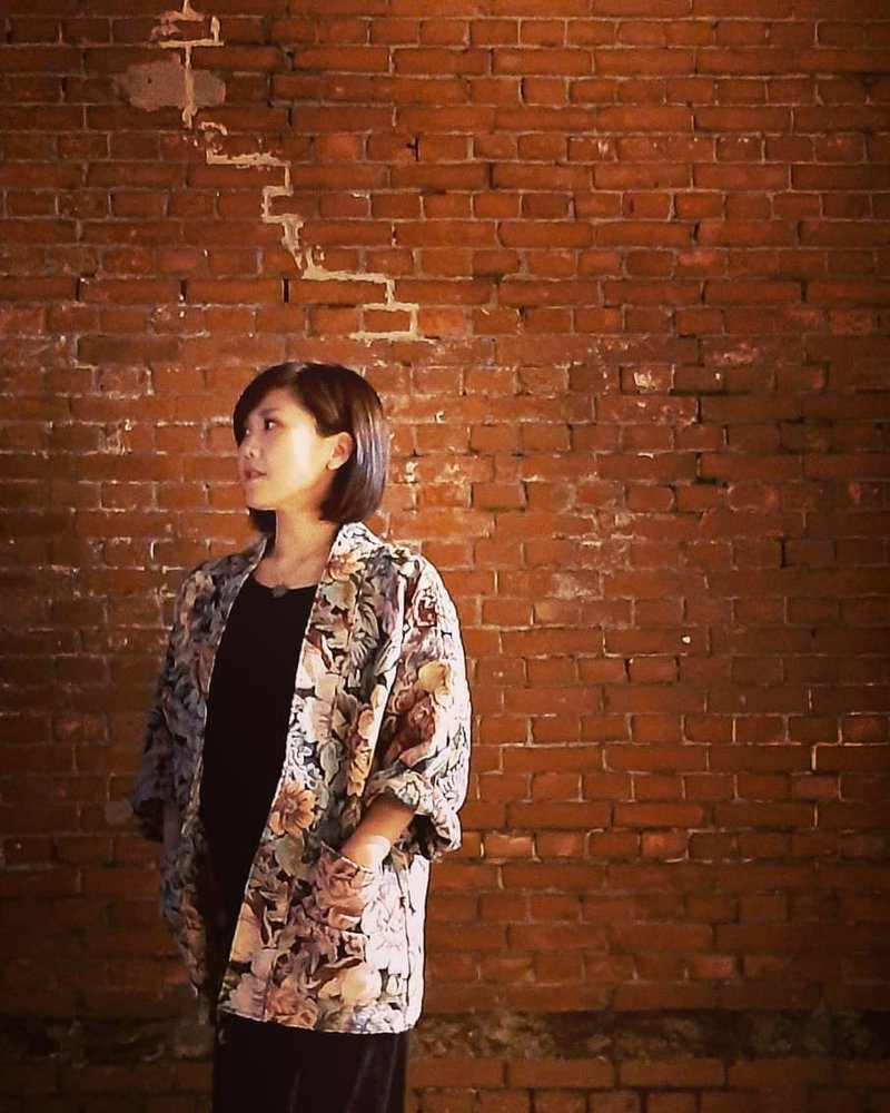 AMIN'S SHINY WORLD Handmade重磅老花卉 KIMONO - 男夾克/外套 - 棉．麻 多色