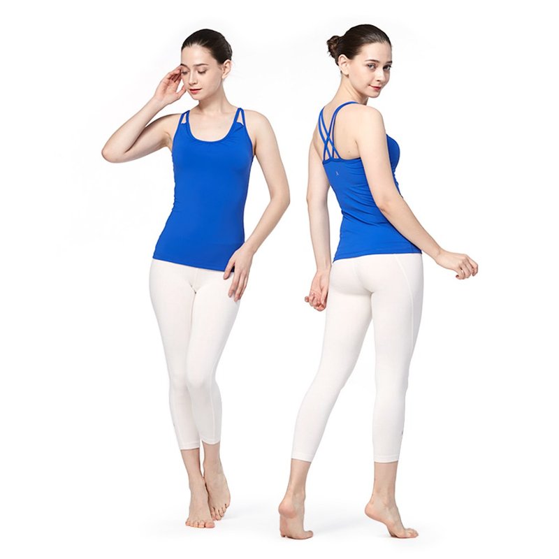 【NAMASTE】Victoria - Sky Blue - Women's Yoga Apparel - Nylon Blue