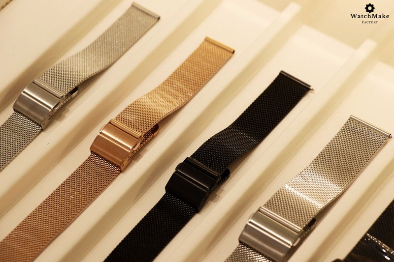 快拆式金屬米蘭錶帶—Apple Watch適用 - 錶帶 - 不鏽鋼 