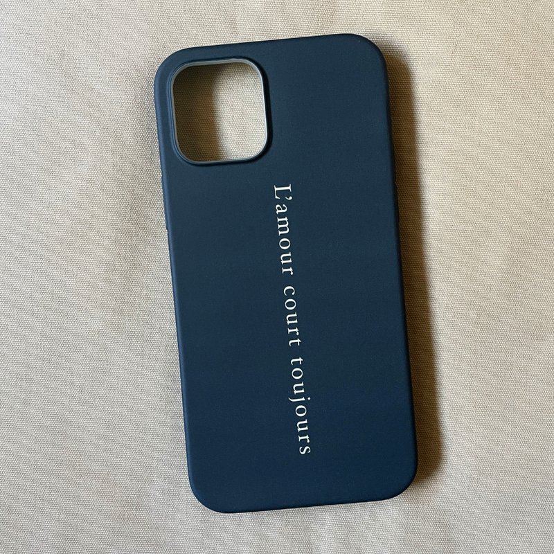 Lamour court toujours愛一直在/全包軟殼/iPhone手機殼 - 手機殼/手機套 - 塑膠 透明