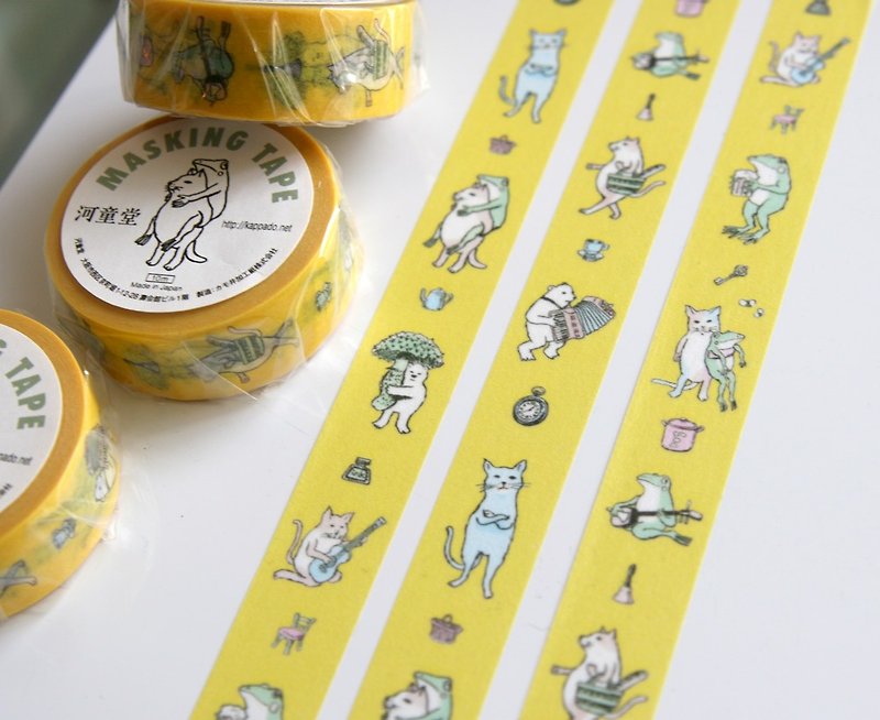 Masking tape yellow - Washi Tape - Paper Yellow