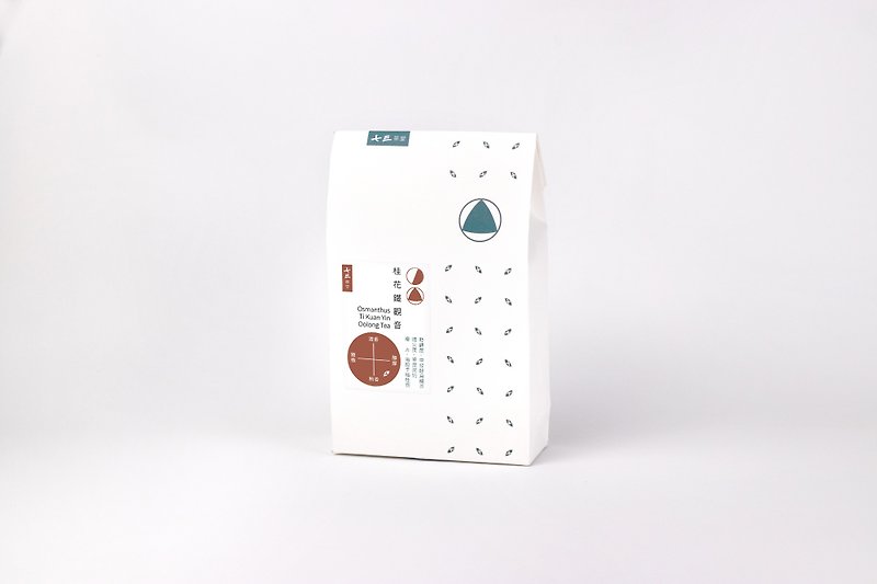 【嚐試台茶新滋味】桂花鐵觀音-生活袋(茶包 28入) - 茶葉/茶包 - 其他金屬 白色
