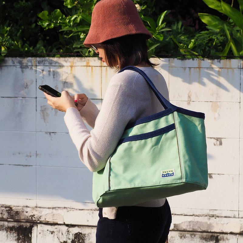 CARRYALL BAG CANVAS fabric 14 oz. - Handbags & Totes - Other Materials Green