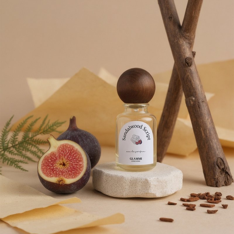 檀隱書閣 | 紙質木調香水 Sandalwood Script  EDP | 香港品牌 - 香水/香膏 - 琉璃 
