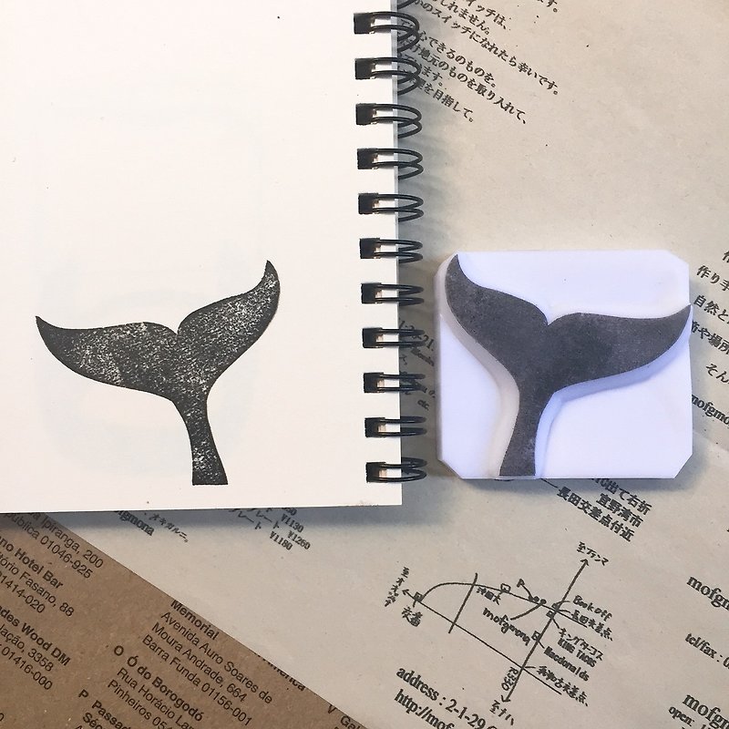 蓋哪手工印章-鯨魚尾 - 印章/印台 - 其他材質 