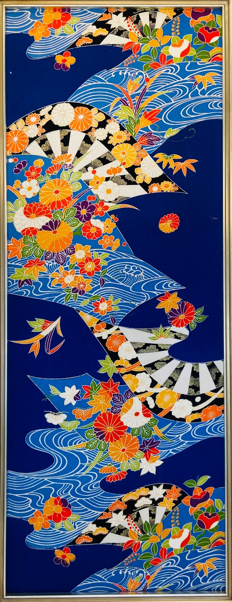 流水に四季花 - 壁貼/牆壁裝飾 - 其他材質 藍色