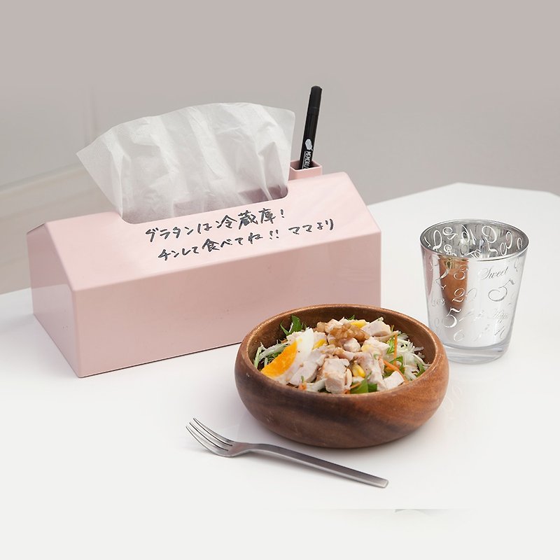 Japanese MEMO toilet paper box storage box post-it note tissue storage box - กล่องเก็บของ - เรซิน หลากหลายสี