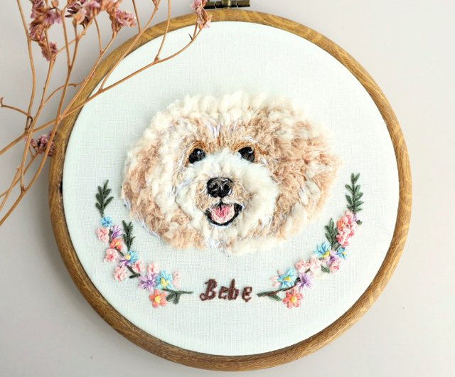 Dog Pet Face Diamond Painting Design Embroidery Wall Decoration Display  Portrait