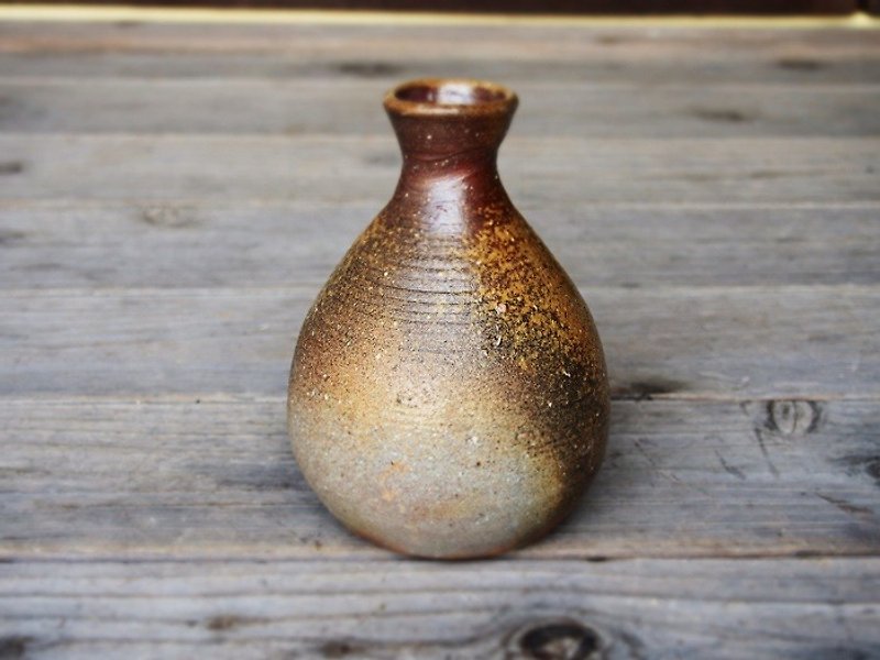 備前 徳利＿t-056 - 花瓶/陶器 - 陶 咖啡色