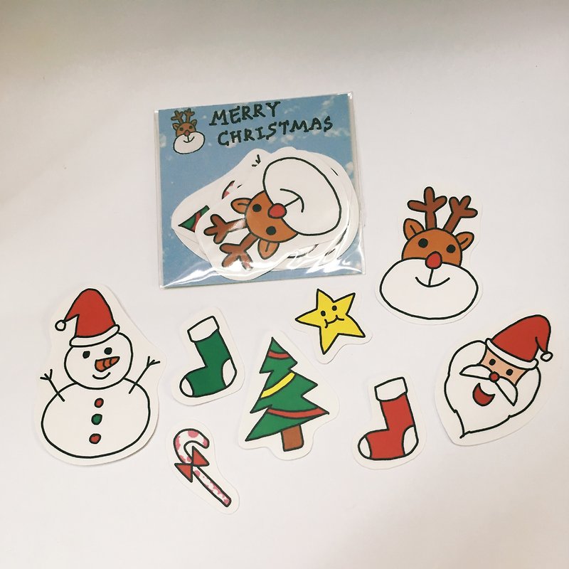 Christmas sticker - สติกเกอร์ - กระดาษ 