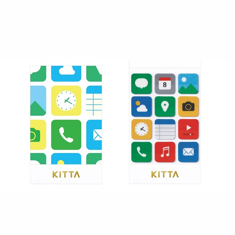 【KING JIM】KITTA隨身攜帶和紙膠帶  Clear透明 icon圖示 - 貼紙 - 紙 多色