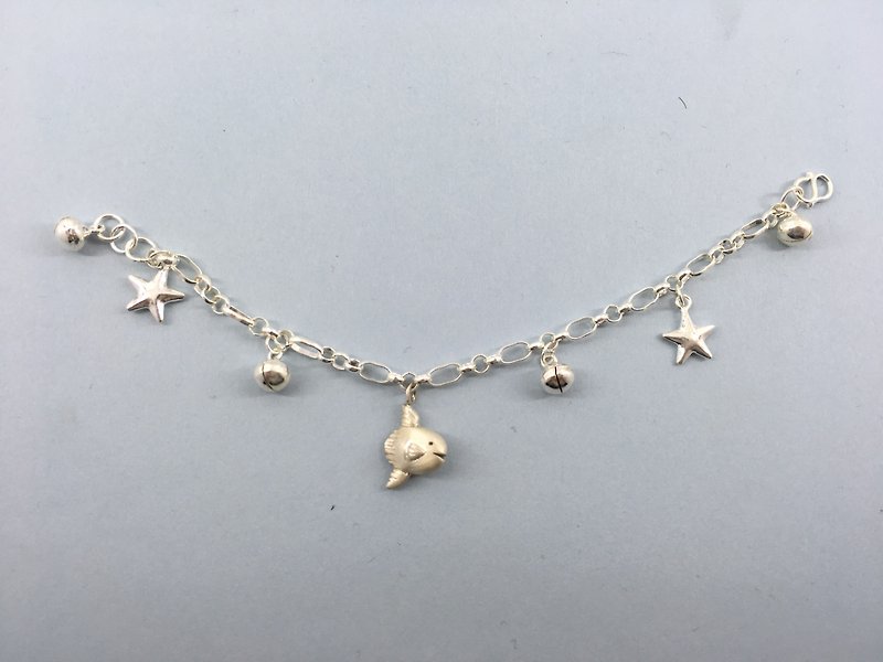 ✴BR's Bole Si ✴ baby sunfish Bracelet - Bracelets - Other Metals Silver