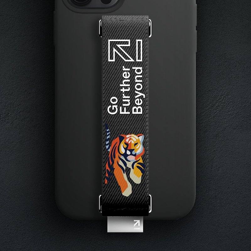 開運好物 D-Strap | TIGER 虎 2020 - 影子灰 - 手機配件 - 聚酯纖維 黑色