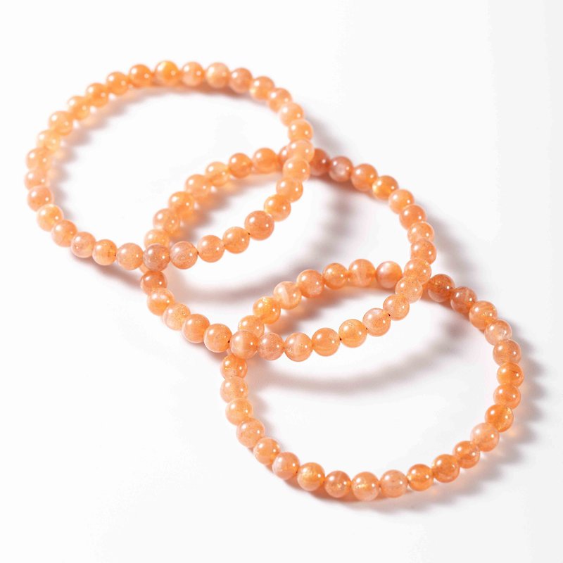 Sunstone Bracelet - สร้อยข้อมือ - เครื่องประดับพลอย สีส้ม